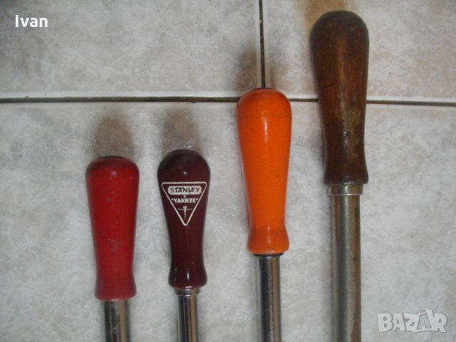 Автоматична Английска Ръчна Отвертка-330-490мм-Отлична-Stanley Yankee, снимка 3 - Отвертки - 33261743