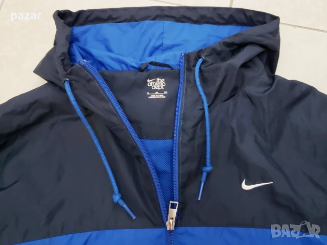Nike 381989-490 Оригинално Горнище Аке Ветровка L-XL, снимка 2 - Якета - 51090188
