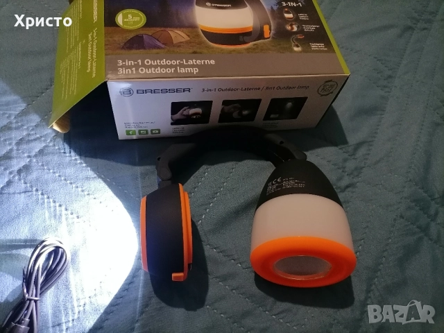 Фенер за къмпинг Bresser 3 в 1, снимка 5 - Къмпинг осветление - 52396563