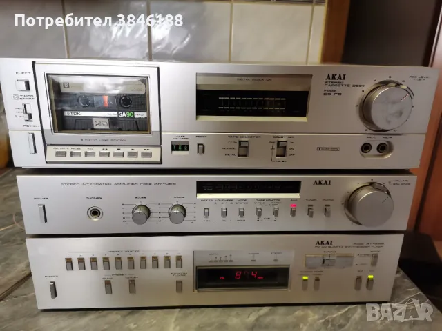 Akai CS-F9,Akai AM-U22,AKAI AT-S55, снимка 2 - Аудиосистеми - 47296755