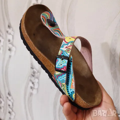 чехли Birkenstock Gizeh номер 38, снимка 4 - Чехли - 50292985