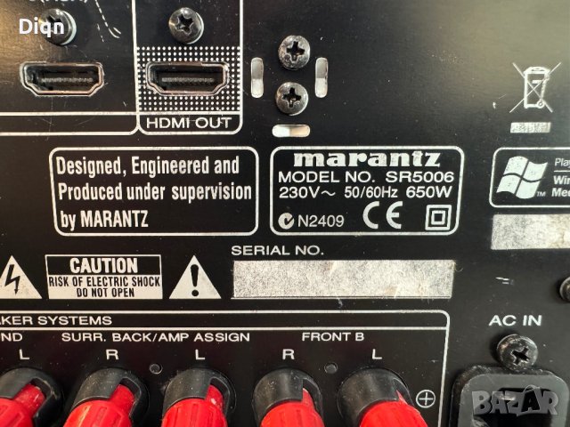 Marantz SR-5006 , снимка 14 - Ресийвъри, усилватели, смесителни пултове - 43823702