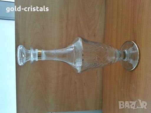 Антикварна кристална гарафа, снимка 5 - Антикварни и старинни предмети - 28906214