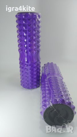 2в1 Фоумролер + масажен стик 45x14 Foam roller, снимка 4 - Йога - 40841865