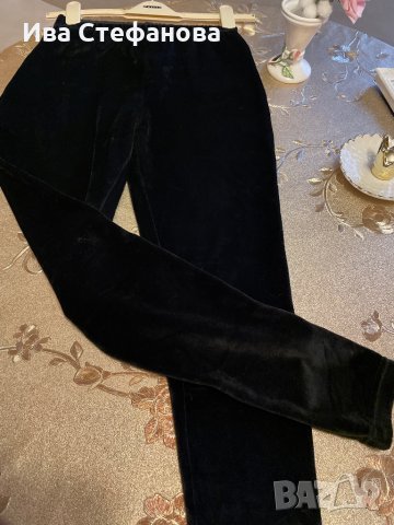 Черен еластичен плюшен клин , снимка 5 - Клинове - 35513946