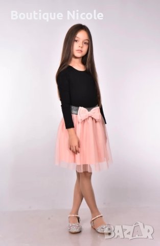 Розова туту пола с панделка , снимка 1 - Детски рокли и поли - 43061740