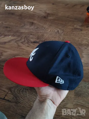 new era atlanta braves hat - страхотна мъжка шапка КАТО НОВА, снимка 3 - Шапки - 50258312