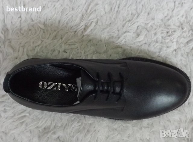 Обувки с връзки, естествена кожа, код 498/75, снимка 4 - Дамски ежедневни обувки - 43214812