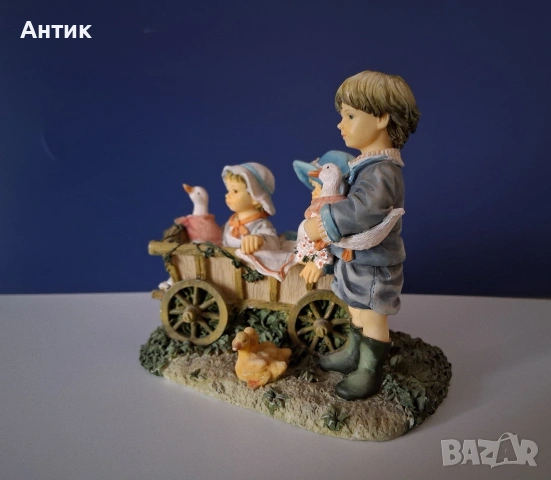 Красива Стара Фигура Статуетка Англия, снимка 9 - Колекции - 53594547