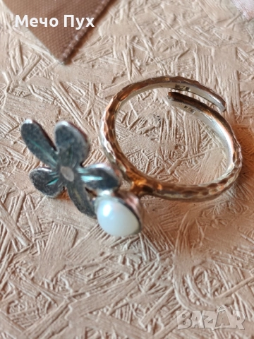 Сребърен пръстен (300), снимка 7 - Пръстени - 52502193