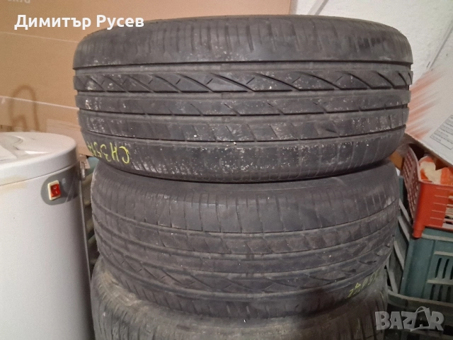 Продавам два броя летни гуми използвани един сезон