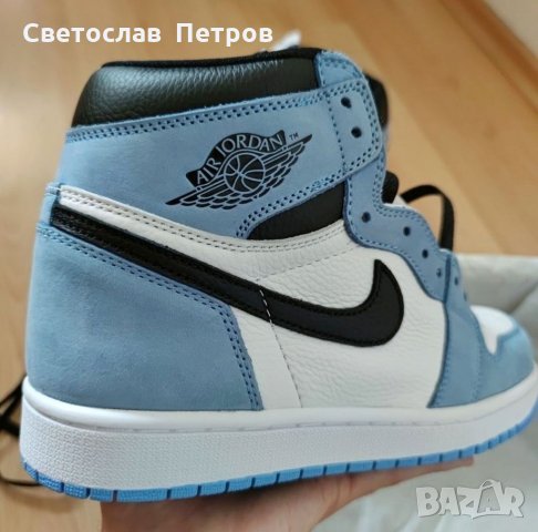 Nike Air Jordan University Blue 43 size Найк 43 размер номер обувки , снимка 2 - Кецове - 35208680