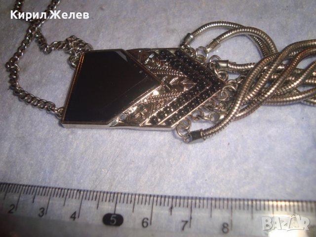 ПОСРЕБРЕНА ФЕШЪН АРТ ОГЪРЛИЦА КОЛИЕ МЕДАЛЬОН МНОГО СТИЛНО КРАСИВО БУТИКОВО БИЖУ 27922, снимка 13 - Колиета, медальони, синджири - 37097480