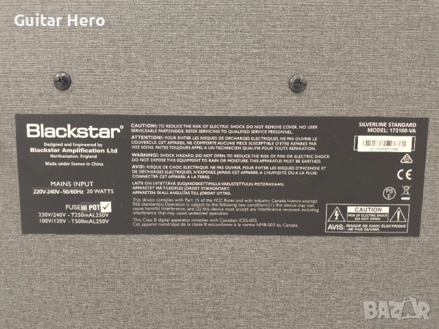 Усилвател кубе/комбо за китара Blackstar Silverline, снимка 3 - Китари - 53444331