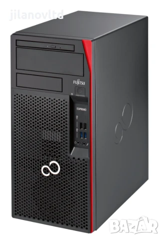 Компютър Fujitsu P558 i7-8700 16GB 512GB SSD Tower ГАРАНЦИЯ, снимка 2 - Работни компютри - 51425343