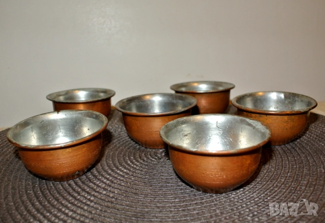 Медни чаши за кафе и други напитки, снимка 5 - Антикварни и старинни предмети - 52801622