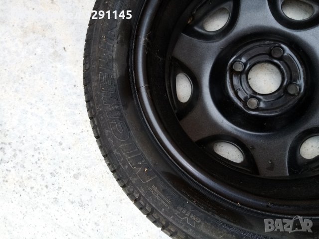 Оригинална резервна гума с джанта, патерица 15" за Опел., снимка 6 - Гуми и джанти - 38112105