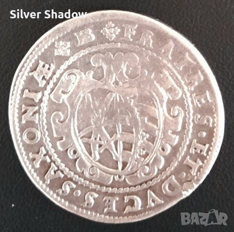 Монета Саксония 1/2 Талер 1601 г "Тримата братя", снимка 2 - Нумизматика и бонистика - 40771947