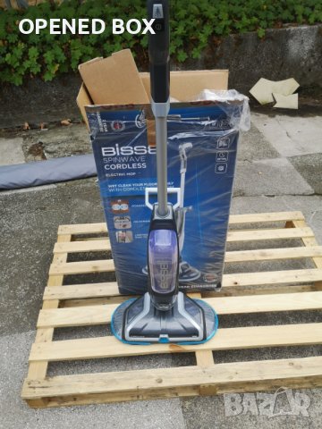 Акумулаторен моп за твърд под / подочистачка Bissell SpinWave, 18 волта, снимка 7 - Други - 37966901