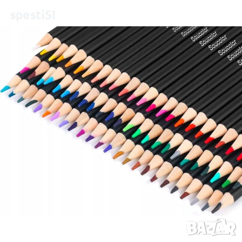 Цветни моливи 72 цвята – Меки, в тубус - КОД 4813, снимка 5 - Рисуване и оцветяване - 53498916