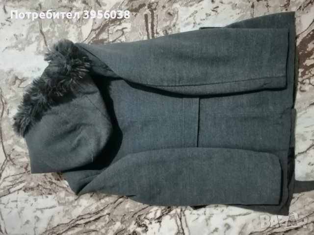 Дамско палто - размер ХХЛ тъмно сиво , снимка 3 - Якета - 43946740