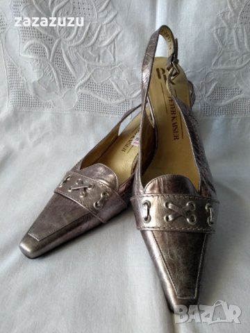 PETER KAISER ЕСТЕСТВЕНА КОЖА дамски елегантни обувки, снимка 3 - Дамски елегантни обувки - 32792992