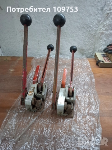 2 бр. ръчни чембер машини PTK за метални ленти, снимка 8 - Други стоки за дома - 52016433