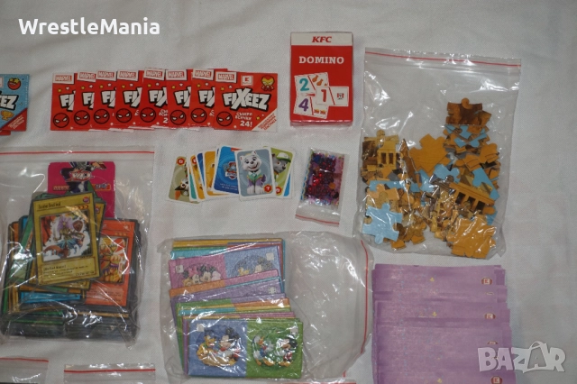 Лот от 1.4кг Различни Игри с Карти Yu-Gi-Oh/Duel Masters/Ninja Turtles/Fixeez/Свежите Супергерои, снимка 3 - Колекции - 51954298