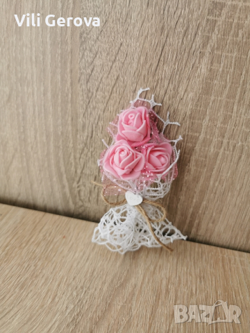 Ръчно изработени подаръци за всеки повод, снимка 12 - Изкуствени цветя - 34010037