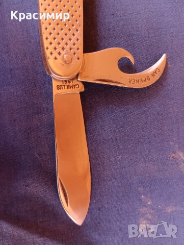 Стар американски боен джобен нож Camillus 1961 г. отлично състояние  , снимка 2 - Антикварни и старинни предмети - 43944323