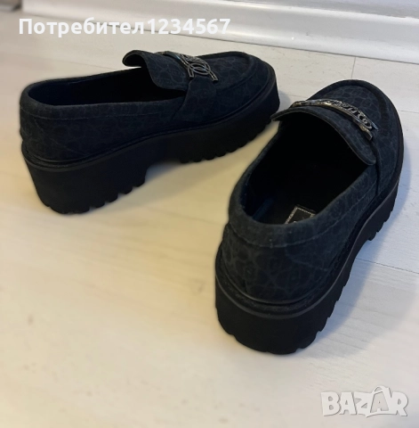 Liu Jo лоуфъри от естествен велур, с дебела подметка, 35 н,намалени от 379, снимка 9 - Дамски ежедневни обувки - 52585063