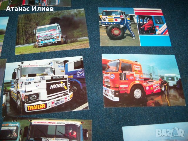 15 картички на състезателни камиони от Хунгароринг 1987г., снимка 6 - Други ценни предмети - 26287664