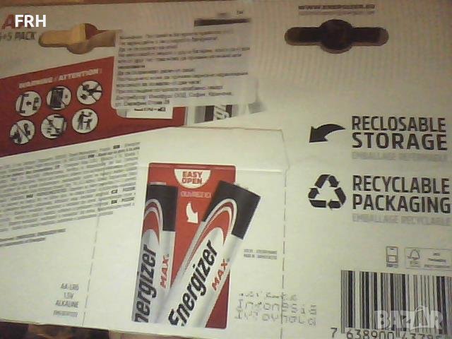 Алкални батерии Energizer MAX 1.5V AA или ААА(20броя)-нови, снимка 2 - Друга електроника - 43440138