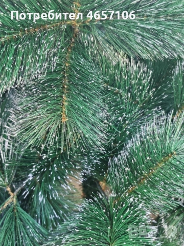 Коледна елха с бели заскрежени връхчета, снимка 9 - Декорация за дома - 52494234
