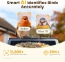 Нова Смарт хранилка за птици с AI разпознаване и 2.5K камера за открито, снимка 4