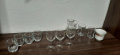 Лот 10бр. Стъклени чаши различни видове +Каничка , снимка 1 - Чаши - 36474546