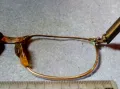 СТАРИ ДИОПТРИЧНИ ОЧИЛА с РАМКА с ДЕБЕЛА МАРКИРАНА ПОЗЛАТА 20 МИКРОНА 27194, снимка 5