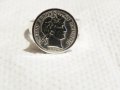 Мъжки сребърен пръстен, пръстен със сребърна монета  One Dame 1912 г сребро сребърен долар, снимка 4