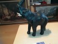 голям кожен слон-35х32х12см-внос швеицария, снимка 8