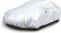 Amazon Basics Weatherproof Car Cover Silver 150D