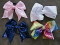 Големи фиби и ластици с пайети, снимка 2