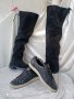 ЛУКС чизми, гамаши КАТО НОВИ 39 - 40  дамски ботуши високи, 100% естествена кожа = естествен велур, снимка 8