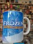Бяла порцеланова чаша с изображение от детското филмче "Леденото кралство /FROZEN" - Дизайн 1