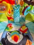 Бебешки шезлонг Fisher Price тропическа гора - лъвче, снимка 4
