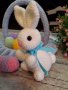 Великденски подаръци. Зайчето +7 яйцата в кошницата. Плетена играчка. Ръчно изработени., снимка 5