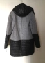 Ново дамско есенно яке черно сиво XL , снимка 2