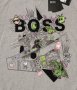 Hugo Boss Tovel Lotus оригинално горнище S Бос памучна блуза, снимка 3