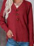 Дамски ежедневен моден плетен пуловер с V-образно деколте, 5цвята - 023, снимка 11