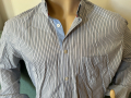 "Frant" / "Франт" – нова стилна раирана мъжка риза, с дълъг ръкав, XL, блуза, топ, мъжки ризи, снимка 7