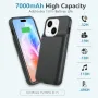 Нов iPhone 16 Pro Кейс с Батерия 8500mAh – Лек, Мощен, Бърз калъф Айфон, снимка 3